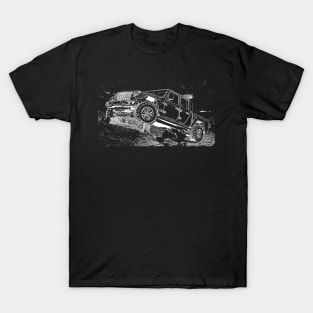 Jeep Truck Shadow White T-Shirt